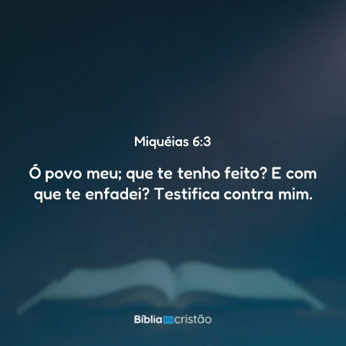 Miquéias 6:3