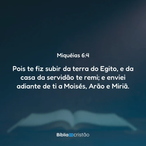 Miquéias 6:4