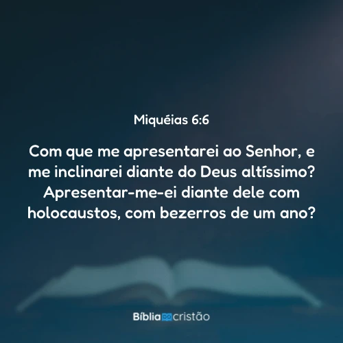Miquéias 6:6