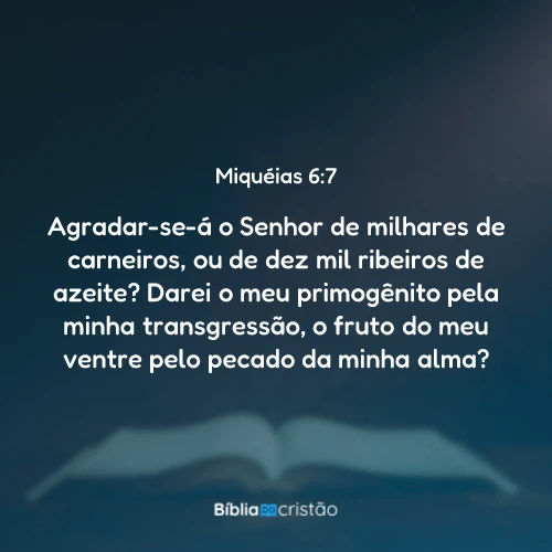 Miquéias 6:7