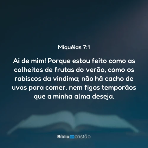 Miquéias 7:1