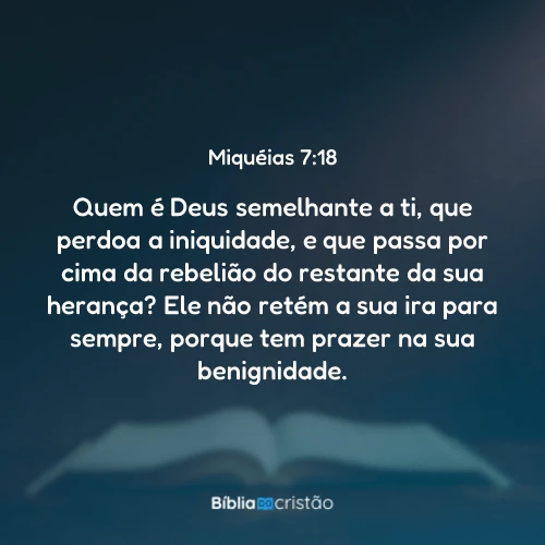 Miquéias 7:18