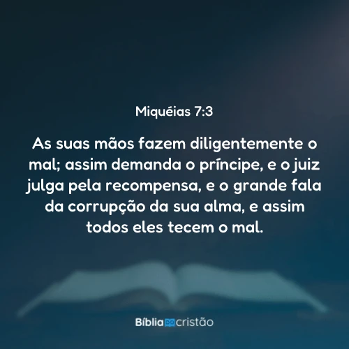 Miquéias 7:3