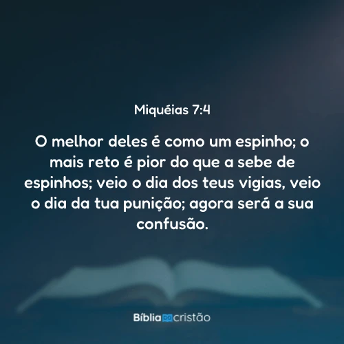 Miquéias 7:4