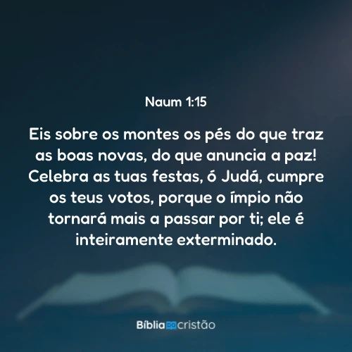 Naum 1:15