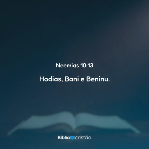 Neemias 10:13