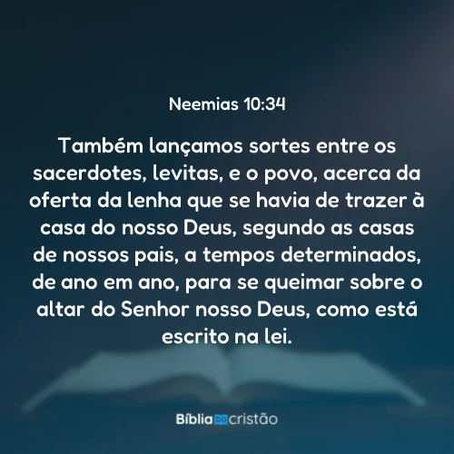 Neemias 10:34