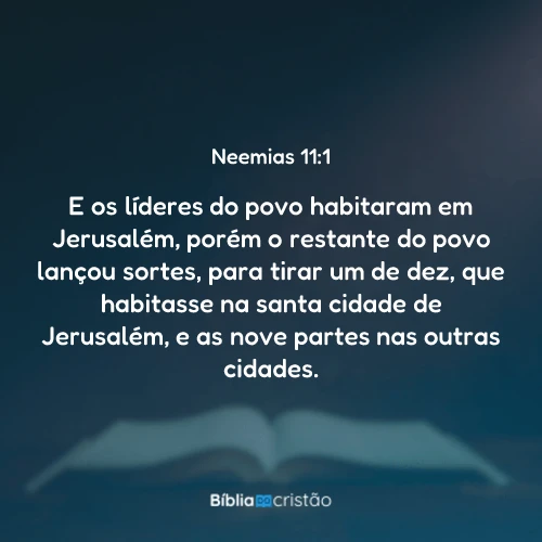 Neemias 11:1