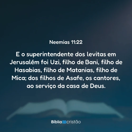Neemias 11:22