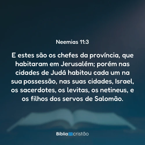 Neemias 11:3