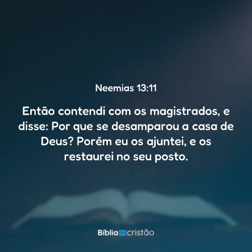 Neemias 13:11