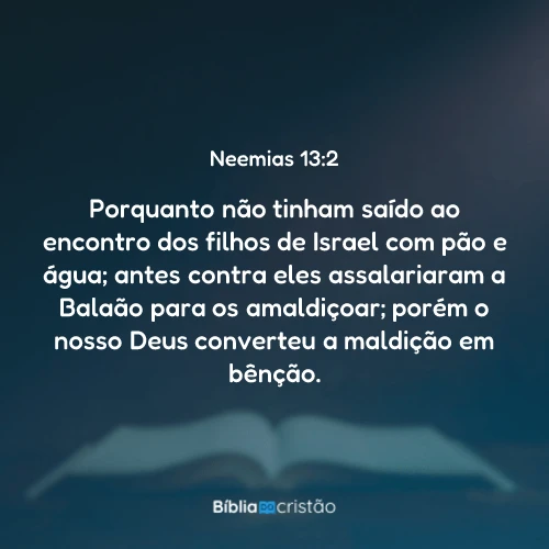 Neemias 13:2