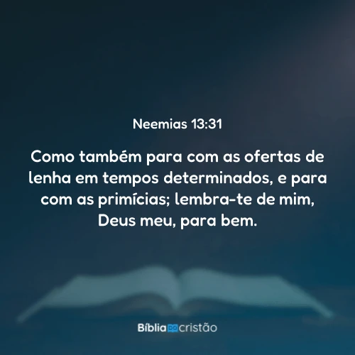Neemias 13:31