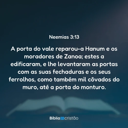 Neemias 3:13