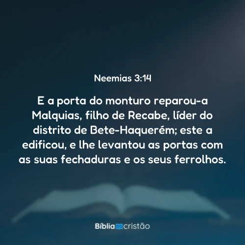 Neemias 3:14