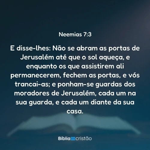 Neemias 7:3