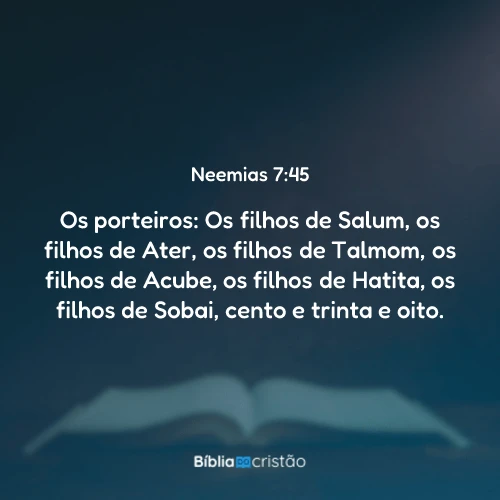 Neemias 7:45