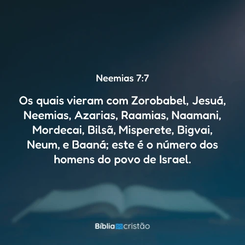 Neemias 7:7