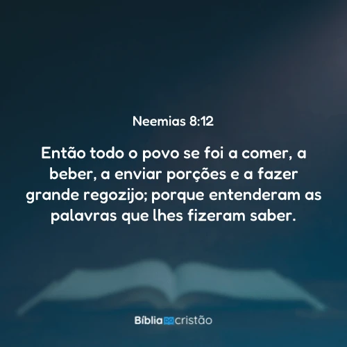 Neemias 8:12
