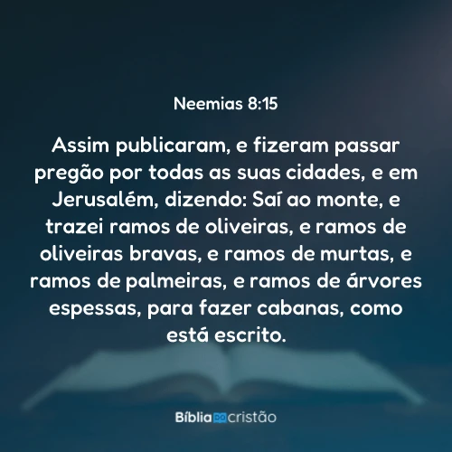 Neemias 8:15