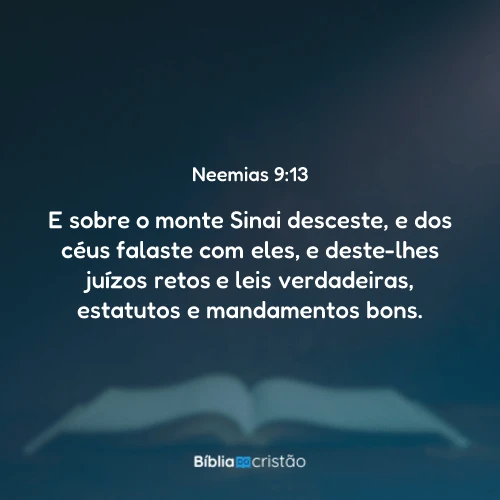 Neemias 9:13