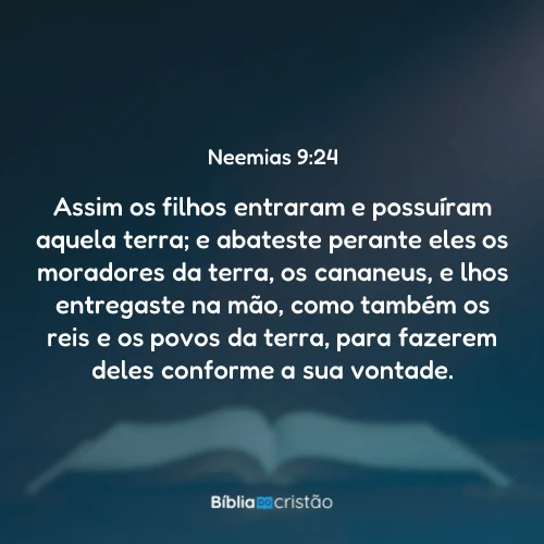 Neemias 9:24