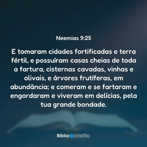 Neemias 9:25