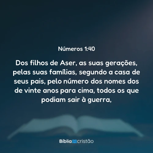 Números 1:40