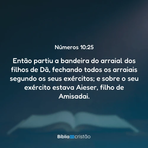 Números 10:25