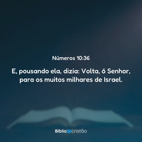 Números 10:36