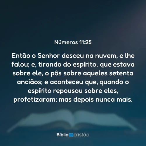 Números 11:25