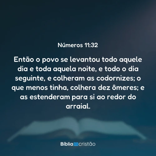 Números 11:32