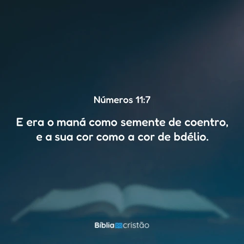 Números 11:7