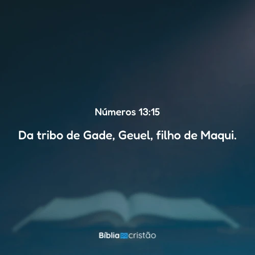 Números 13:15