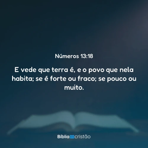 Números 13:18