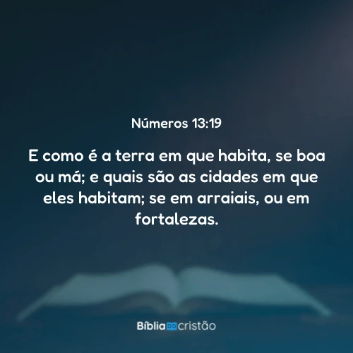 Números 13:19