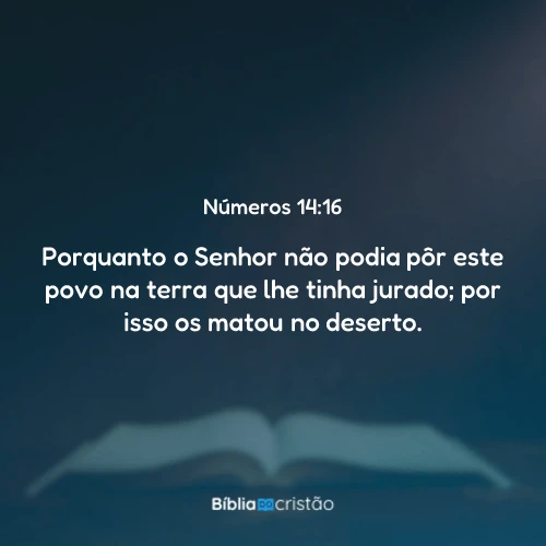 Números 14:16