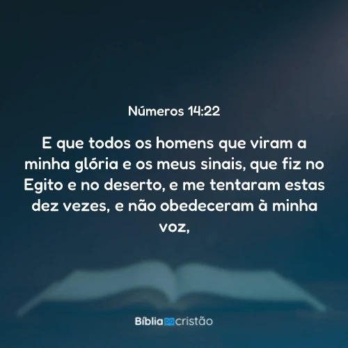 Números 14:22