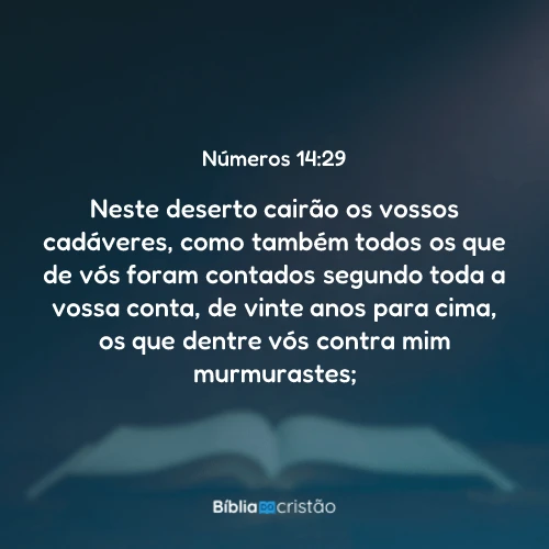 Números 14:29