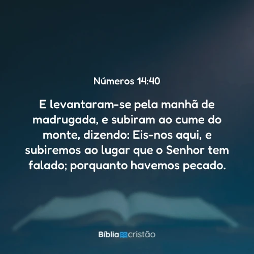 Números 14:40