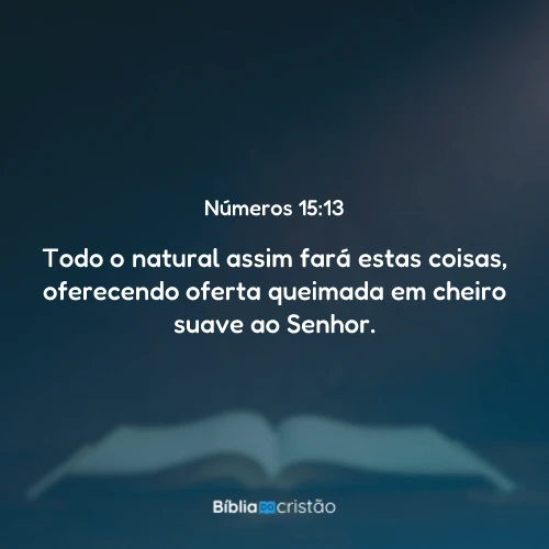 Números 15:13