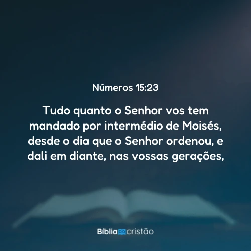 Números 15:23
