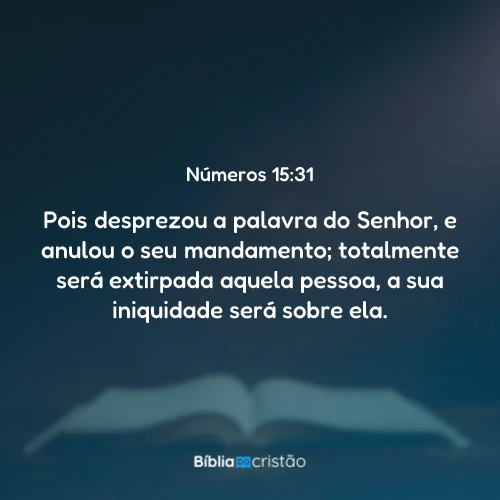 Números 15:31