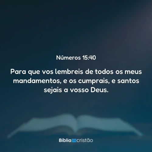 Números 15:40
