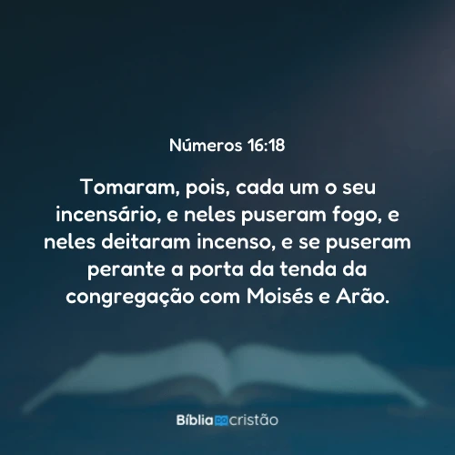 Números 16:18