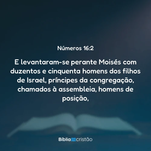 Números 16:2