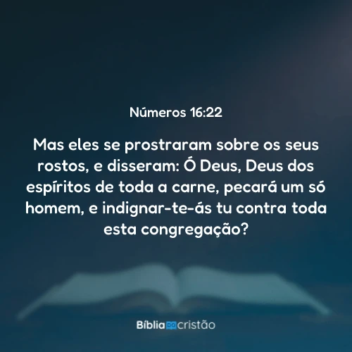 Números 16:22