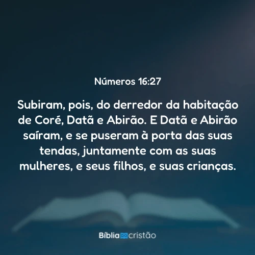 Números 16:27