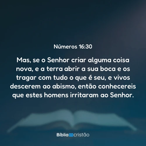 Números 16:30