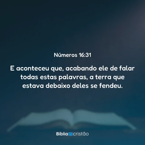 Números 16:31